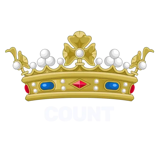 Count Title Crest