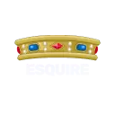 Round badge depicting the crown of the noble title Esquire, linked to the description page