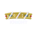 Round badge depicting the crown of the noble title Knight, linked to the description page